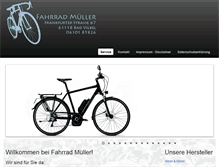 Tablet Screenshot of fahrrad-mueller.info